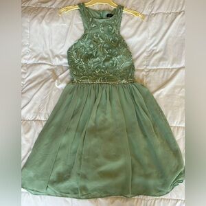 Jodi Kristopher Green Mint Dress